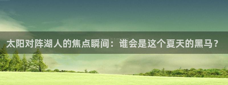 小九直播下载：太阳对阵湖人的焦点瞬间：谁会是这个夏天的黑马？