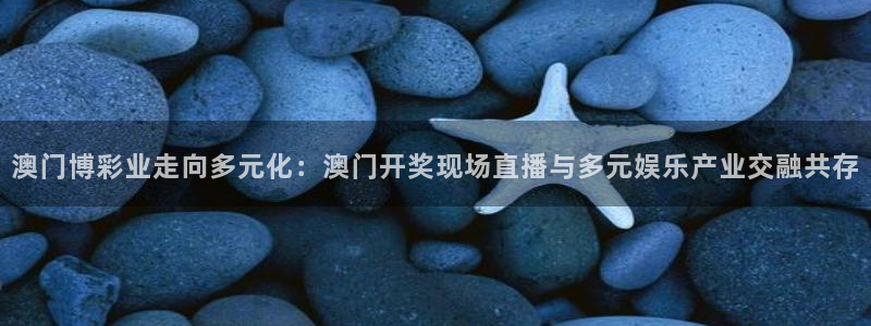 小九体育直播在线观看：澳门博彩业走向多元化：澳门开奖现场直播与多元娱乐产业交融共存
