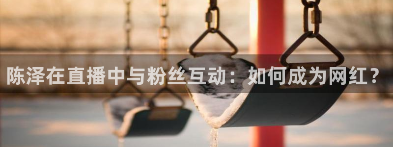nba小九直播在线观看：陈泽在直播中与粉丝互动：如何成为网红？